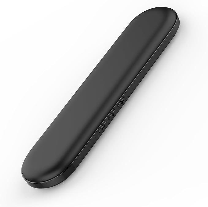 Private Mini Under Pillow Speaker Bluetooth for Sleeping, Portable Bone Conduction Technology with Volume Control/TF Function, Wireless White Noise/Sleep Aid（Painted Black）