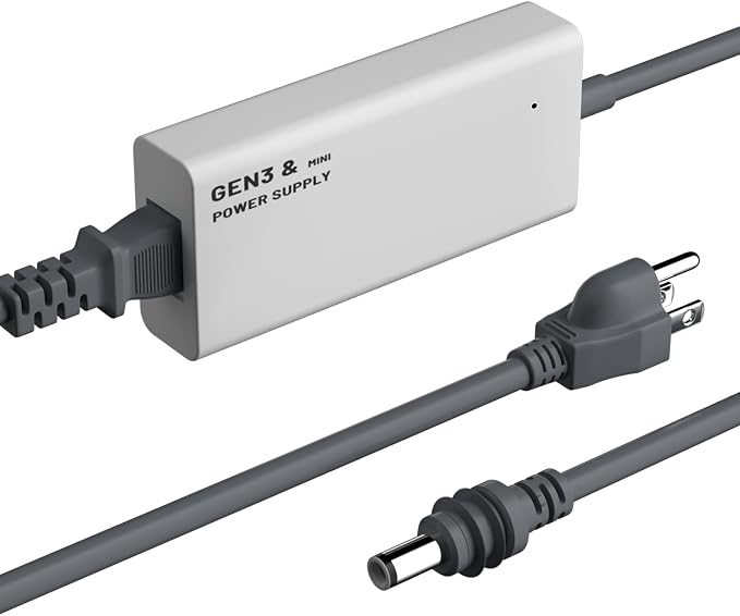 Starlink Power Supply Adapter for Gen 3 &Mini,ETL Listed/ 48V 3A /144W AC to DC Adapter Replacement Power Supply for Starlink V3&Mini