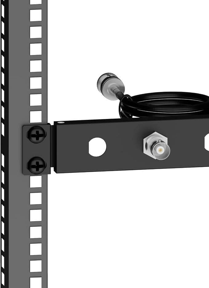BNC Antenna Kit，19inch Antenna Re-Location Rack Mount Kit，Four BNC Connecting Cables 2FT，Compatible with Full-Rack Wireless Systems