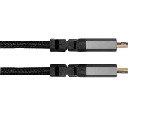 Monoprice 8K Certified Ultra High Speed HDMI Cable - 25 Feet - Black | Braided - HDMI 2.1, 8K@60Hz, 4k@120Hz, 48Gbps, HDR, VRR, CL3 in-Wall Rated
