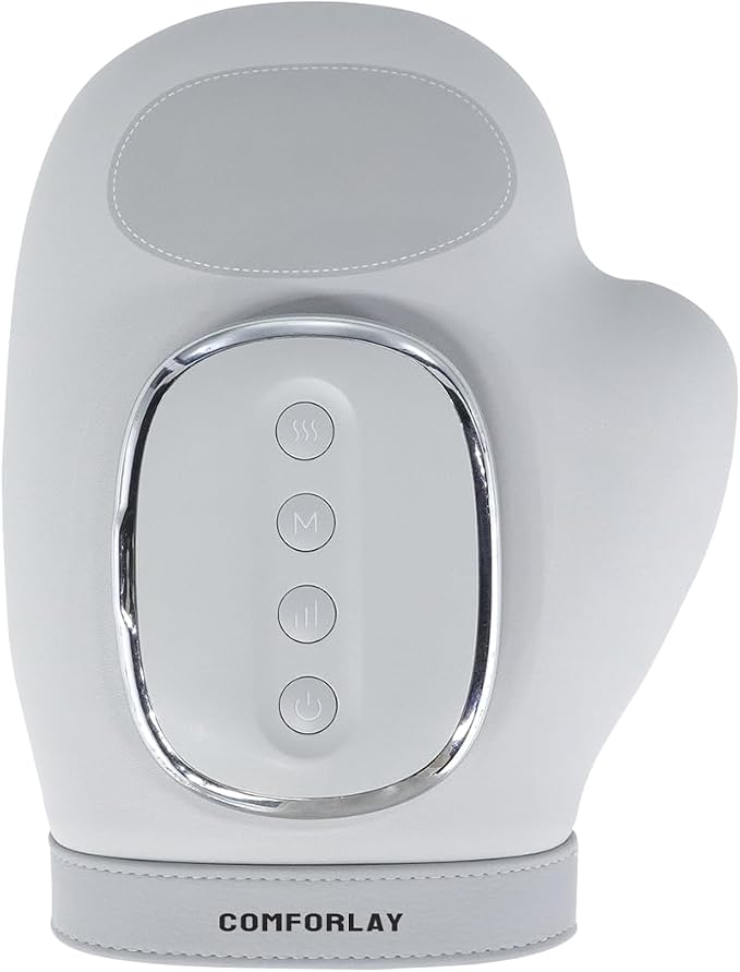 Hand Massager for Arthritis and Carpal Tunnel, Heat and Compression Electric Hand Massager for Wrist, Finger Massage, Valentine's Day Gifts for Women Men