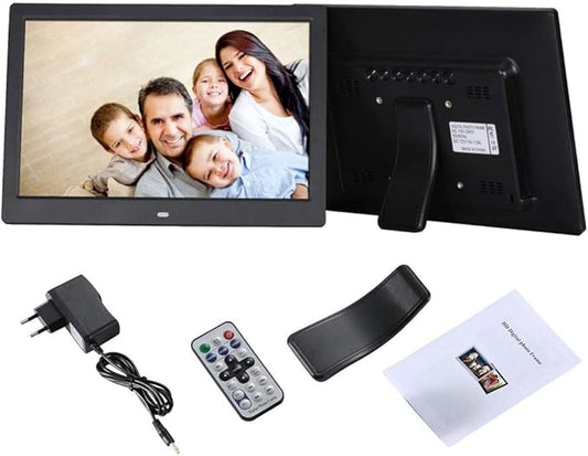 12 Inch Digital Photo Frame Electronic Smart Picture/Video Player Frame with 1280x800 IPS FHD Display Remote Control by USB,Easy Setup Share Photos and Videos