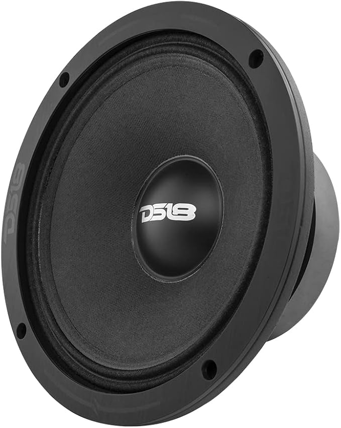 DS18 PRO-ZXI8M 8" Car Audio Mid-Range Loudspeaker 600 Watts 8-Ohm (1 Speaker)
