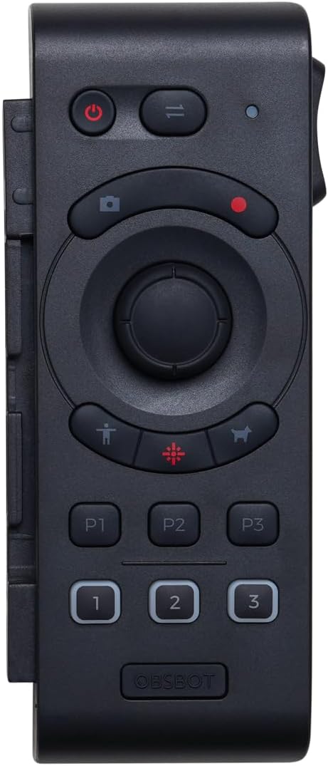 OBSBOT Tail Series Smart Remote Controller, PTZ Control via Gimbal Button or Wrist Movements, Bluetooth Wirelessly Connect up to 3 OBSBOT Tail 2/Air and Control Over Tail Air/Tail 2 Various Features.