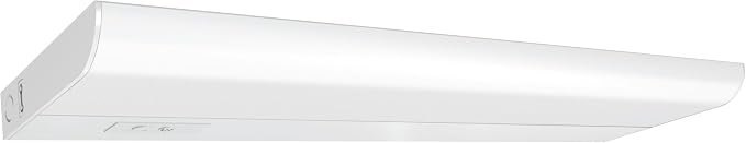 Feit Electric Under Cabinet Lighting 20" LED Light Fixture, Works with Alexa/Google Home, Frost Lens Kitchen Cupboard Night Light, Linkable up to 8, 20 Watts, 90 CRI, 1500 Lumens, White UCL24/CCTCA/AG