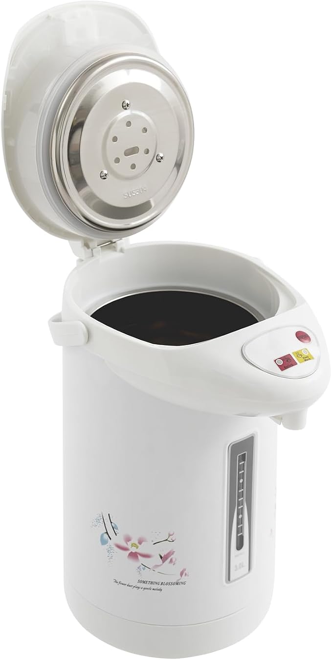 Tabletop Electric Hot Water Urn Pot Dispenser 3L (101 Oz), with 3 Water Dispensing Ways, Safety Lock, Instant Auto Boiler and Warmer, for Tea & Coffee