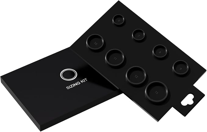 Smart Ring Sizing Kit Find Your Before You Buy, Accurate Ring Sizer to Reduce Returns, Wear 24 Hours for Best Size