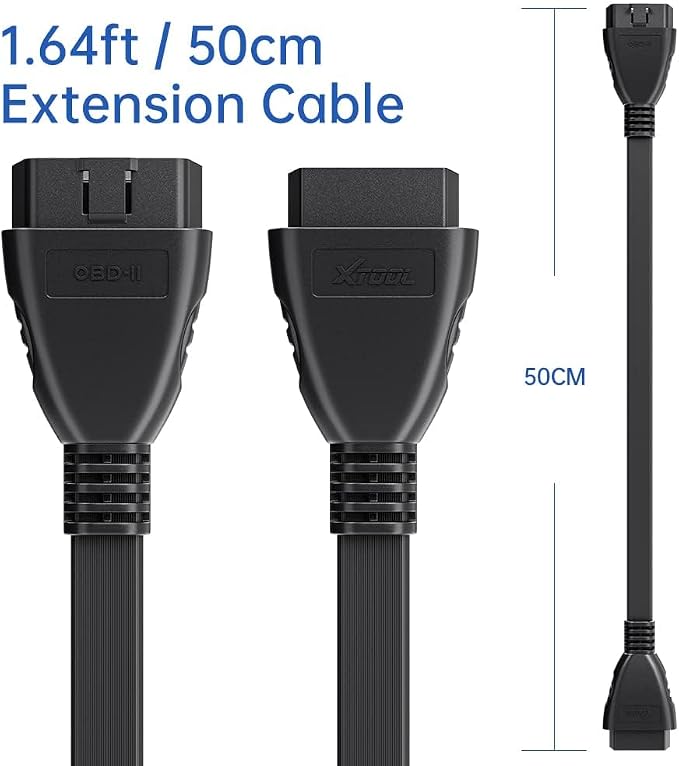 XTOOL IP500 for GM OBD2 Scanner with 1.6ft OBD2 Extension Cable