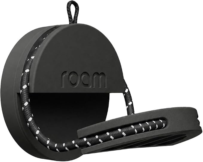 ROAM SMART TRACKER - Bluetooth Tracker & Item Locator for Keys, Luggage, Kid & Pet Gear, (iOS, Android), No App or Subscription, Fast Setup, Waterproof, 1-Pack, Black