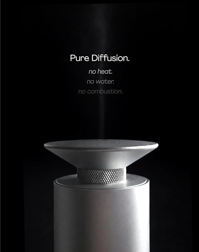 Waterless Essential Oil Diffuser with Smart App | Nebulizer, Aroma Diffuser, Fragrance, Scent Air Machine, 50 ml, Remote, Cold Air Diffuser, Aromatherapy for Home Scenting, Portable