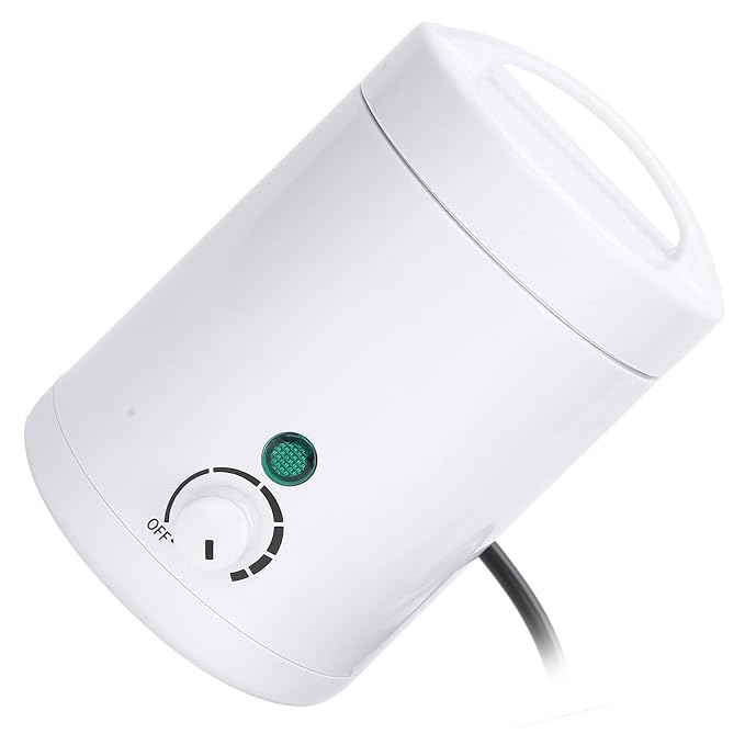 Mini Wax Warmer, Portable Professional Electric Hair Removal Paraffin Wax Heater Machine for SPA Salon Brow Body Nose Hair Upper Lip Waxing