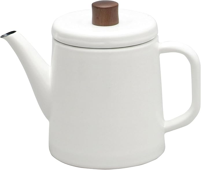 Noda Enamel Kettle, 0.3 gal (1.5 L), Enameled Porchka Pot, Made in Japan