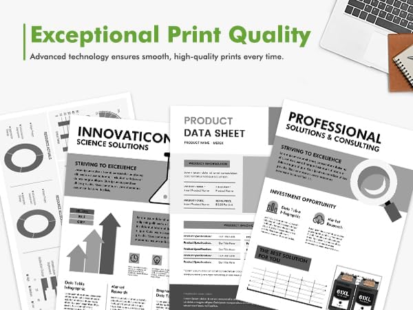61 61XL Ink Cartridges for HP Printers Replacement for 61 Black Ink Cartridge Work for Envy 4500 5530 Officejet 4630 4635 Envy 4502 4501 Deskjet 1000 1010 Printer High Yield Black 2-Pack