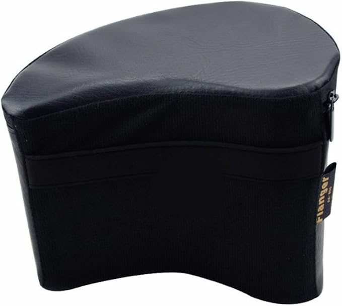 Guitar Cushion PU Leather Cover Built-in Sponge Contoured Guitar Bass Cushion Padded Support for Classical Acoustic Electric Guitar Players Guitarist Musical Instruments Accessories Tool