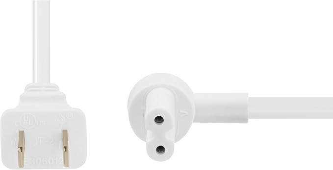 2-Pack - Extra Long Power Cords Compatible with Sonos Era 100 and Era 300 Speakers (25-Foot, White)