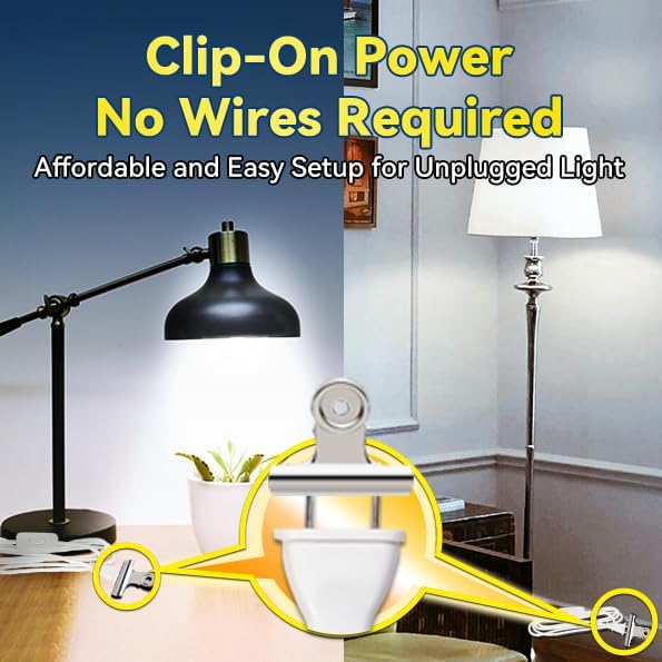 Neporal Emergency-Rechargeable-Light-Bulb, Stay Lights Up When Power Failure,15W 80W Equivalent LED Light Bulbs for Home, Camping, Tent (Daylight, 4 Pack 2600mAh)