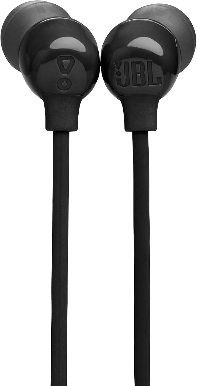 JBL Tune 135BT - Wireless in-Ear Headphones with Up to 25-Hour Battery Life with Speed Charge, Multi-Point Connection and Google Fast Pair, Hands-Free Calls, IPX4 Water Resistant Design (Black)