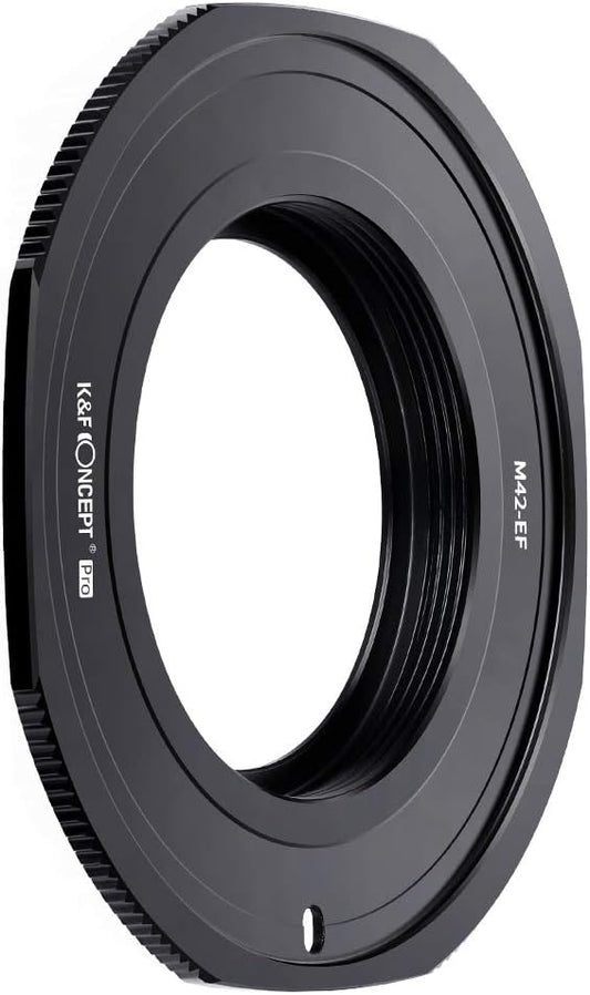 K&F Concept M42 to EOS Adapter, Updated Lens Mount Adapter for M42 Mount Lens to Canon EOS EF EF-S Mount Camera