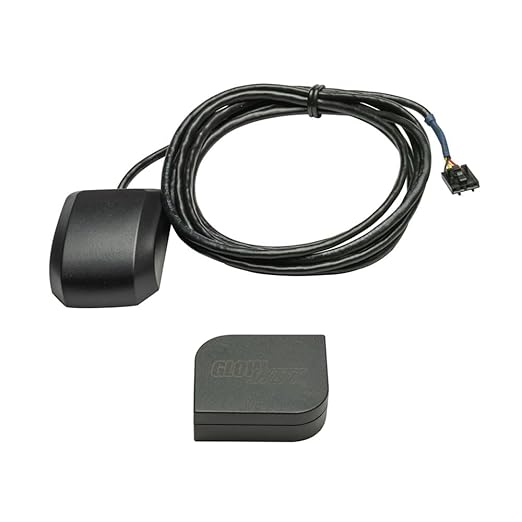 GlowShift GPS Speedometer Sensor Adapter Kit for Speedo Gauges - Acquires Car Truck Vehicle Driving Speed MPH KPH - Antenna Installs to Roof or on Trunk - Easy Installation