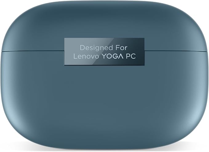 Lenovo TWS Earbuds Yoga PC Edition Tidal Teal Active Noise Cancellation Bluetooth 5.3 Wireless Earbuds ENC 3-Mic Clear Calls AI EQ Mode Switch for Gaming, Movies, Music, and Meetings