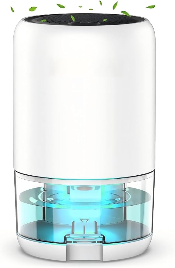 Dehumidifier for Basement, Quiet with Auto Shut Off, Ideal for Livingroom, Bedroom, Garage, Rv, Snow White