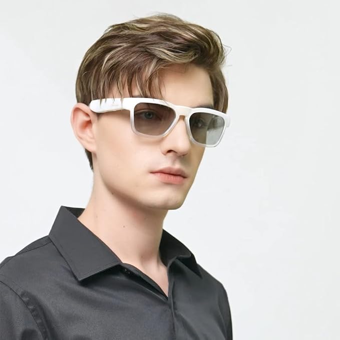 OhO sunshine Bluetooth Audio Sunglasses, Lightweight Open Ear Sport Glasses, 10H Playtime,Water Resistant with Voice Control