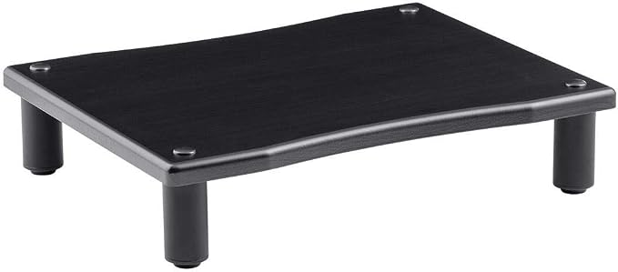 Monolith Amplifier/Component Stand XL - Open Air Design, Scratch-Resistant, Hold up to 200Lbs., Perfect Way to Organize AV Components, Black