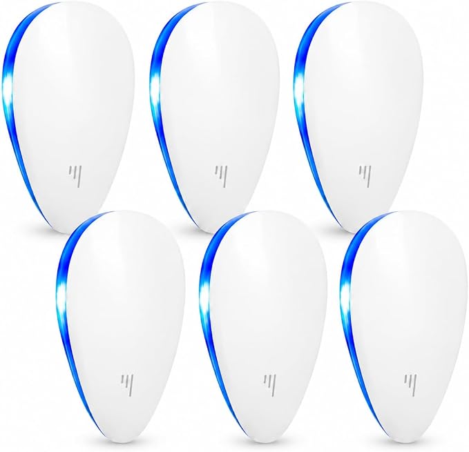 Mice Repellent Indoor, Rodent Roach Spider Insect Pest Repeller, Plug-in Pest Control for Bugs, Insects, Roaches, Mice, Spiders, Rodents, Mosquitoes