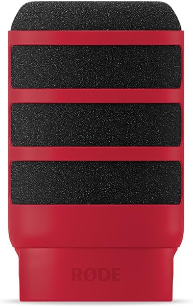 RØDE WS14 Premium Pop Filter for PodMic and PodMic USB (Red)
