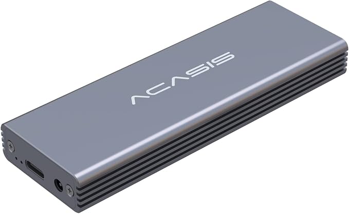 ACASIS USB C 3.0 SSD Enclosure for Narrow Apple Flash SSDs MacBook Air from 2010 to 2011 Portable Storage Enclosure Compatible with M.2 Nvme SSD with Adapter
