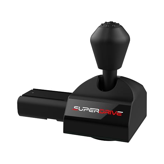 SUBSONIC Superdrive 220RSX Racing Wheel Switch 2/Switch PS4 PC Xbox Series | Steering Wheel, Dual Joysticks, Pedals, Gear Shifter for GTA 6 & Farming Simulator - Vibration, Diameter 22 cm, Rotation 180°