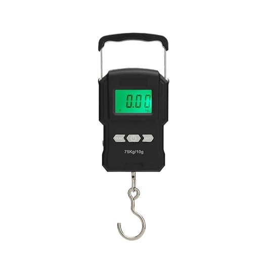 3pcs 75kg/10g Tape Measure Digital Portable Digital Backlight Hanging Hook Scale with Ruler for Fishing & Luggage - Hand Scale