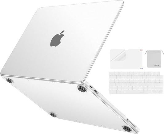 MOSISO Compatible with MacBook Neo Case 13 inch 2026 Release Model A3404, Precision-Matched to Laptop Color, 4 in 1 Kit Ultra-Thin Crack&Fingerprint Resistant Protective Hard Shell Cover, Matte Clear