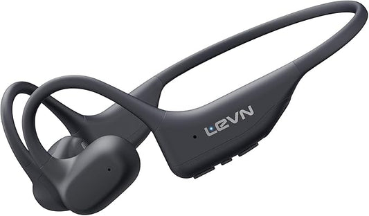 LEVN Open Ear Headphones, Running Headphones Bluetooth 5.3, 14H Battery Sweatproof & Water-Resistant, Wireless with Built-in Mic for Sport, Cycling, Workout, Gift