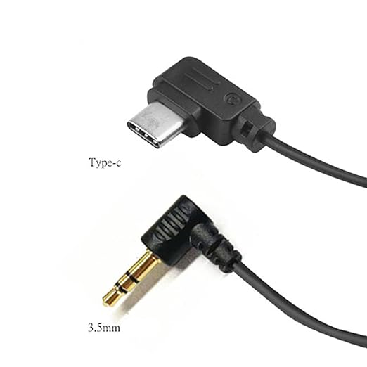 RSS-3.5mm DJI Ronin for Fuji GFX100II/xt50/xs10/x-s20/gfx100RF Cable (TypeC-3.5mm) for DJI sc/sc2/rs2/rs3/rs4/focus pro Camera Remote Control Cable Shutter Release