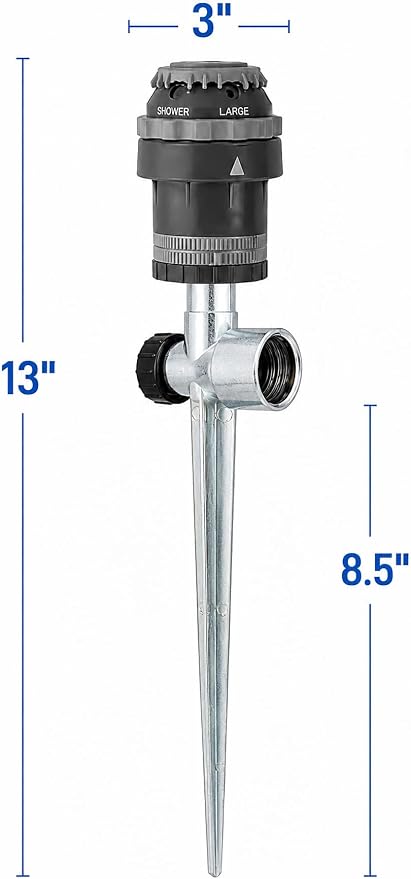 6-Pack Orbit H2O-6 Gear Drive Sprinkler - Versatile Gear Drive for Efficient Lawn Watering