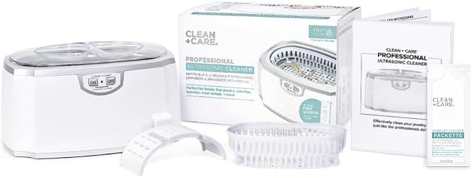 Professional Ultrasonic Cleaner Machine for Jewelry, Watches, Glasses, Dentures & Tools – 45kHz Digital Stainless Steel Ultrasonic Cleaner with Timer, Heater, Lab & Home Use