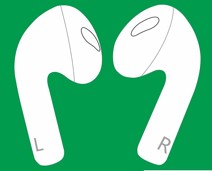 Meenova OEM Left & Right Earbuds Replacement A2565 A2564 for Pod (3rd Generation), Single Right and Left Ear Sides Only, Compatible with Original Pods 3 A2897 A2566 Charging Case Earpad, Used Air 3