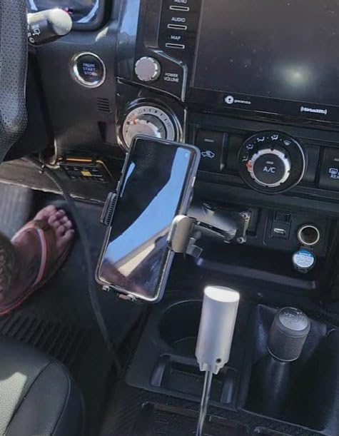 The Original Stubby Smash Phone Mount Kit w/Basic Phone Holder for 5th Gen 4Runners | 1" RAM Compatible Ball Mount for Dashboard Cubby | 5th Generation 4Runner Phone Holder | Made in the USA