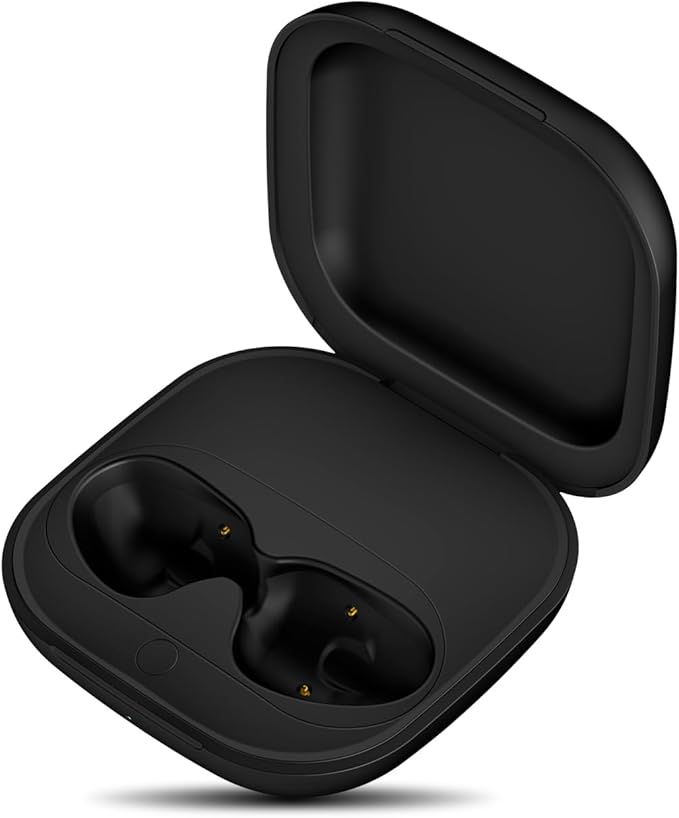 Charging Case Replacement Compatible for Beats Fit Pro, Portable Charger Case Support to Wireless Pairing, with Sync Button, 700mAh Built-in Battery, Charge Earbuds 3 Times, Black