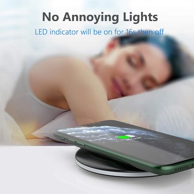 [3 Pack] Wireless Charging Pad with Quick Adapter