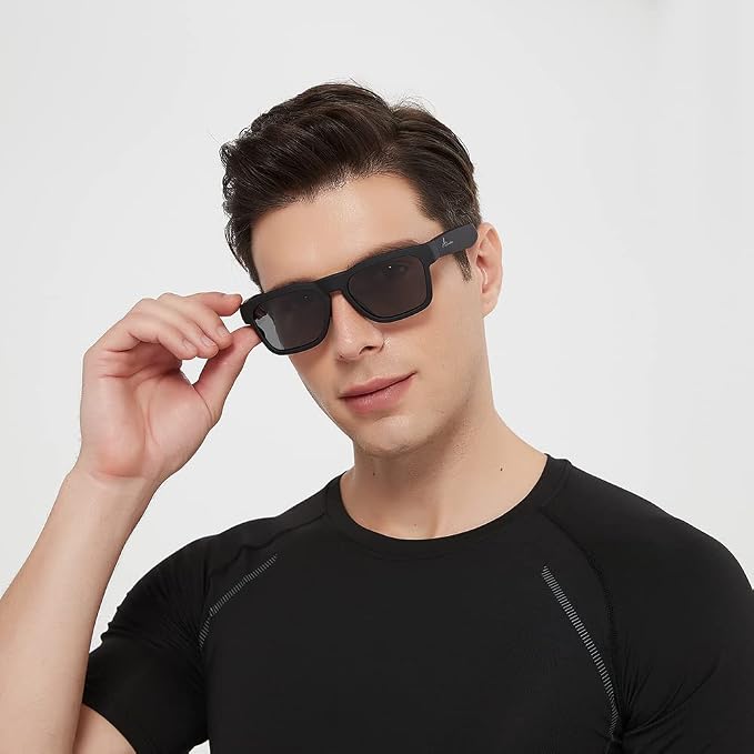OhO sunshine Bluetooth Audio Sunglasses, Lightweight Open Ear Sport Glasses, 10H Playtime,Water Resistant with Voice Control