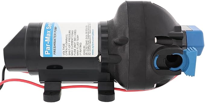 Jabsco 31395-4012-3A ParMax3 Marine Freshwater Delivery Pump - 12V, 3 GPM, 40 PSI Shut-Off