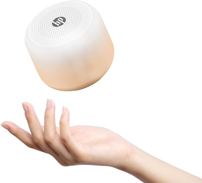 HP Portable Bluetooth Speaker, Wireless Mini Speaker with HiFi Stereo Sound, IPX7 Waterproof, 15H Playtime, TWS Pairing for Outdoor, Travel, Home, PC, Laptop, Gifts for Men Women (Gradient Latte)