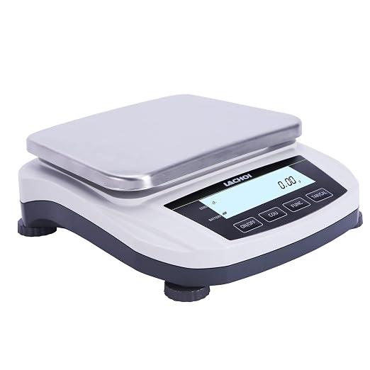 Lab Scale 0.01g*5000g Precision Scale 0.01g Accuracy Digital Laboratory Analytical Balance LCD Display Jewelry Gram Pharmacy Scale(No Test Weight)