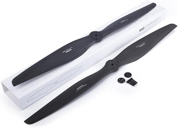 FLUXER VTOL 30.1X12 in-D10-D20(M3X4) 1 Pair Carbon Fiber Propeller CW CCW Drones Props for Multicopter Quadcopter Hexacopter RC DIY Hobby