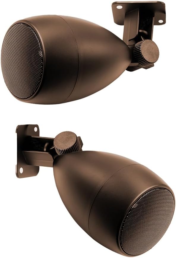 OSD Audio 3" Landscape In Ground 60W Speaker, Outdoor Weather Resistant, LS3 Bronze (Pair)