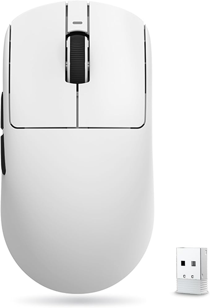 ATK VXE Dragonfly R1 SE+ Wireless Gaming Mouse, 55g Lightweight, PAW3395 SE Sensor, Adjustable DPI, 2k Polling, 70 Hr Battery Life, Tri-Mode 2.4G/Bluetooth/Wired