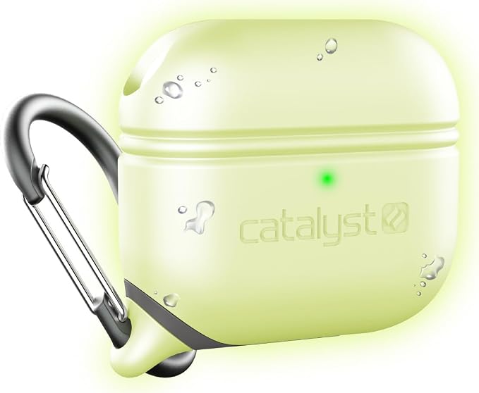 Catalyst Waterproof Case for AirPods 3rd Generation (2021) - Wireless and USB-C Charging Compatible AirPods 3rd Generation Case, Drop Protection Cover for AirPods 3 One Piece Design with Carabiner
