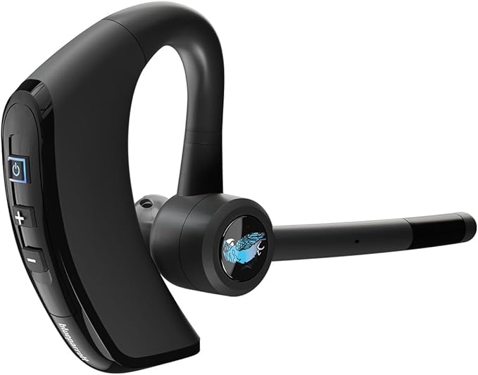 BlueParrott M300‑XT SE Mono Bluetooth Wireless Headset, 80% Noise Cancelling Open‑Ear Earpiece for Everyday Driving and Work Calls, Compact with IP54 Protection, 14 Hours Talk Time, Black